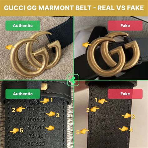 how can you tell if your gucci belt is real|gucci marmont belt identification.